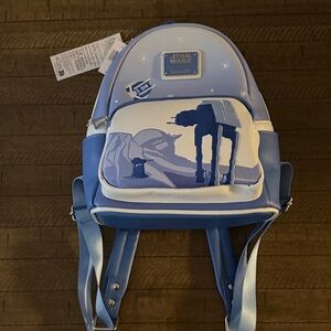LOUNGE-FLY Star Wars Light Blue and White Backpack
